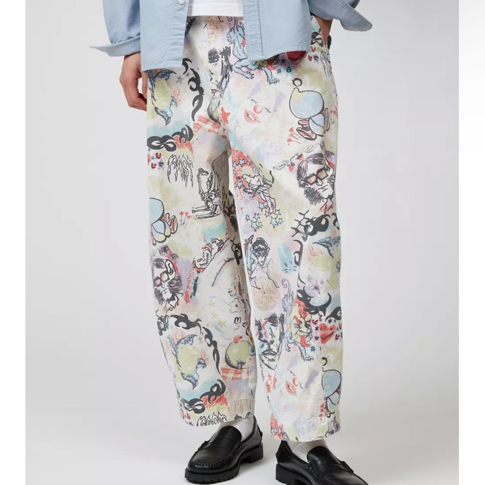 Urban Outfitter Canvas Graffiti Pant